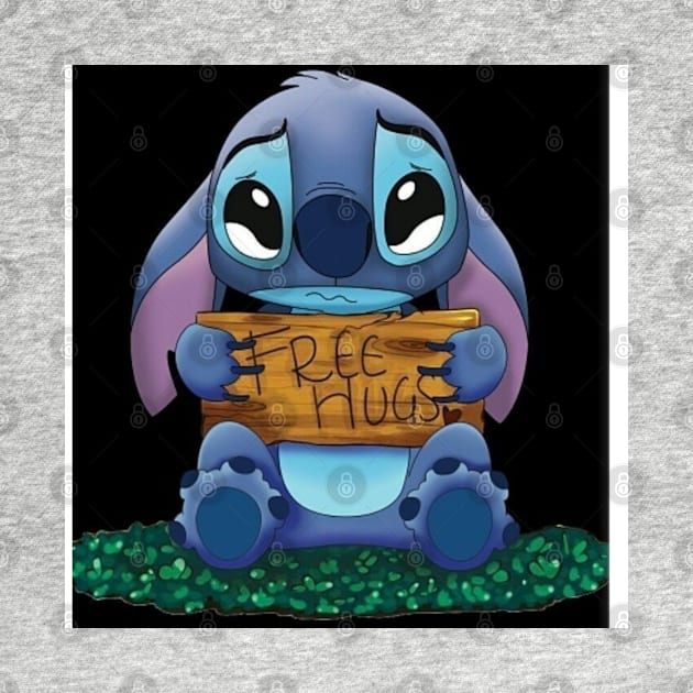 stitch hug by Noamdelf06